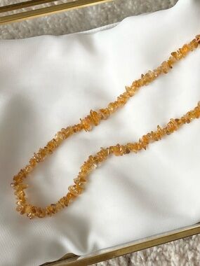 Citrine Chip Necklace